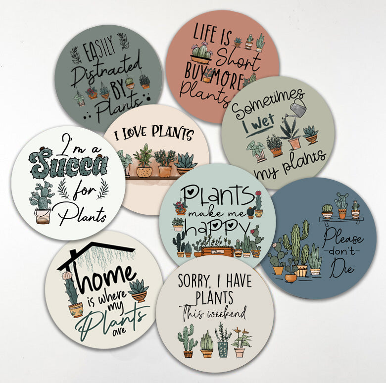 indoor plant pot coasters Plant Coasters – corigraphics_inc
