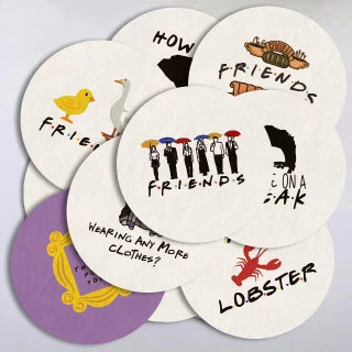 Friends Rollo Coaster Friends TV show Coasters – corigraphics_inc