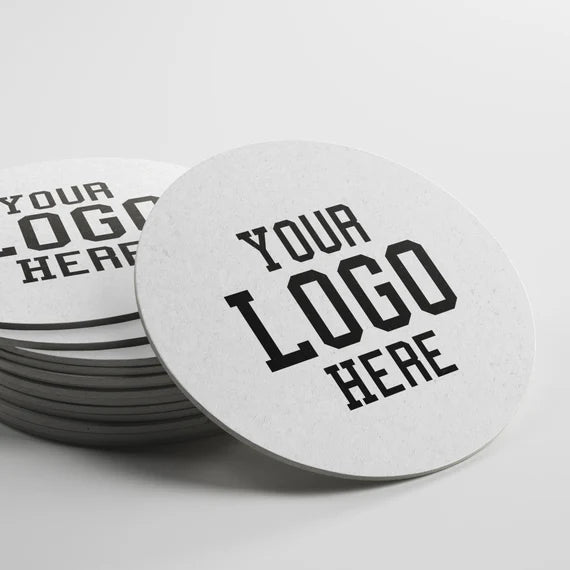 Personalized LOGO Coasters - You supply file - corigraphics_inc